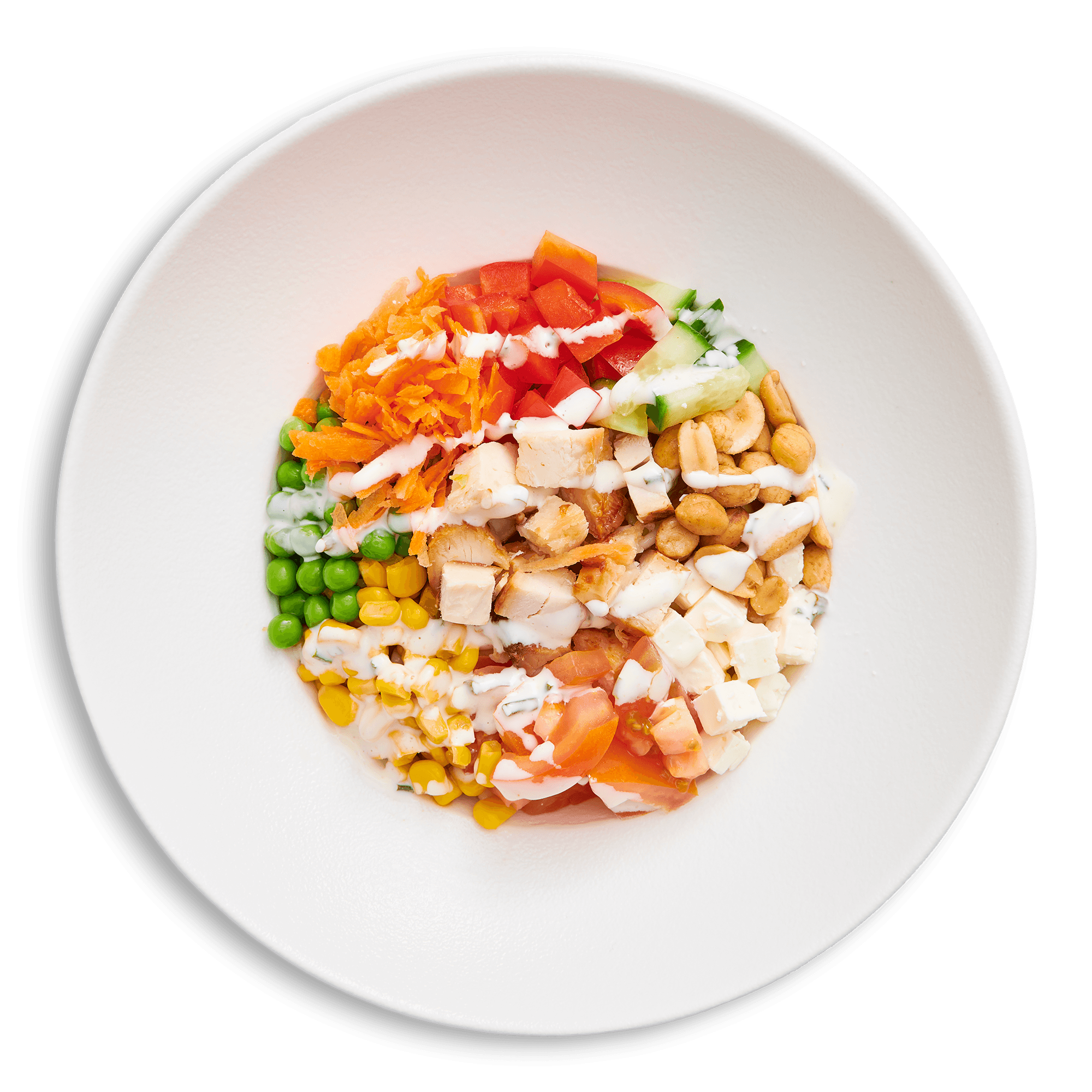 Pastasalat m. Kylling