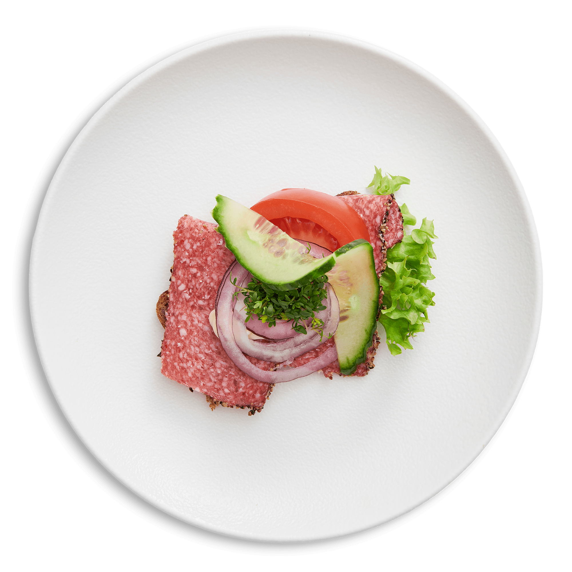 Peberspegepølse m. Mayonaise & Rødløg